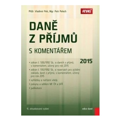 Daně z příjmů s komentářem 2015