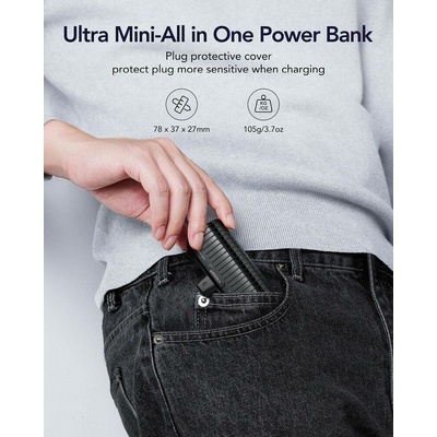 Veger PlugOn W0558 5000 mAh černá