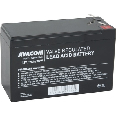 Avacom 12V 9Ah F2 PBAV-12V009-F2AH