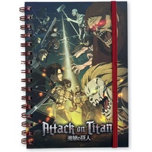 Pyramid International Útok na Titána S4 notebook A5