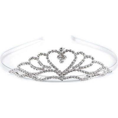 Štrasová čelenka / korunka do vlasů - 1 crystal čelenka