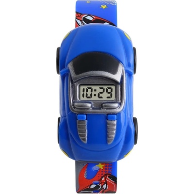 Skmei Детски дигитален часовник SKMEI Racing Cars, Тъмно Син (SKMEI-1241-DARK-BLUE)