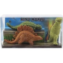 Dino World ASST Sada figurek dinosaurů Stegosaurus T-Rex Ankylosaurus