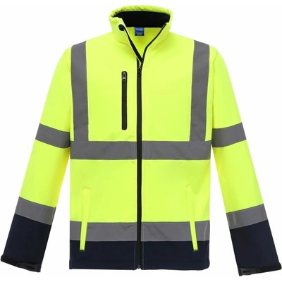 Yoko reflexní softshellová bunda HVK09 Hi-Vis Yellow