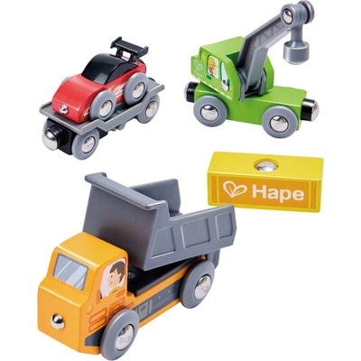 Hape Autíčka Technická vozidla 3ks