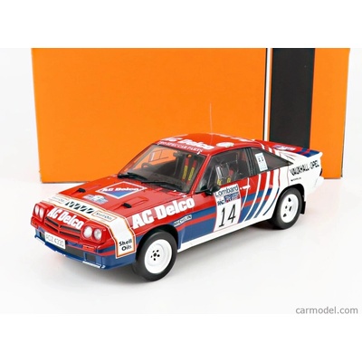 Ixo-models Opel Manta B 400 N 14 Rally Rac Lombard 1985 J.mcrae I.grindrod Červená Modrá Bílá 1:18