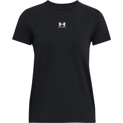 Under Armour Rival Core Short Sleeve Womens - Black