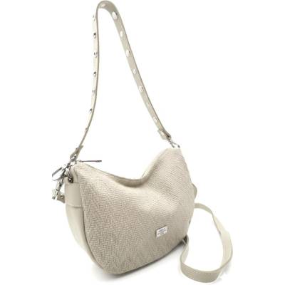Caramelo dámská kožená kabelka Banana Bag 82343 Beig