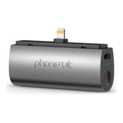 PhoneSuit Външна батерия 2600 mAh за iPhone, iPad и iPod с Lightning - PhoneSuit Flex XT Pocket Charger (черен) (454504)
