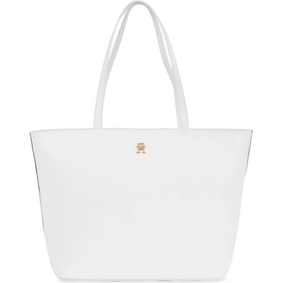 Tommy Hilfiger Дамска чанта Tommy Hilfiger Th Essential Sc Tote Corp AW0AW16089 Бял (Th Essential Sc Tote Corp AW0AW16089)