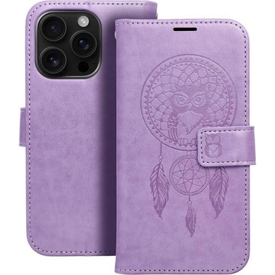 Forcell Кожен Калъф за iPhone 16 Pro Max, Forcell Mezzo Book Case, Лилав (5903396313721)