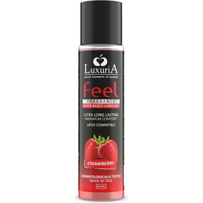 LuxuriA Feel Strawberry jahodový lubrikant 60 ml