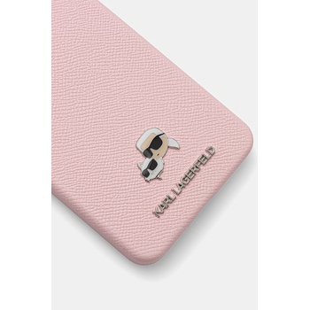 KARL LAGERFELD калъф за телефон от имитация на кожа Samsung Galaxy S26+ (KLHMS26M6PFKCLP)