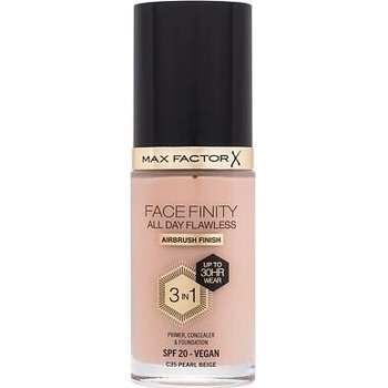 Max Factor Facefinity 3v1 All Day Flawless make-up 35 Pearl Beige 30 ml