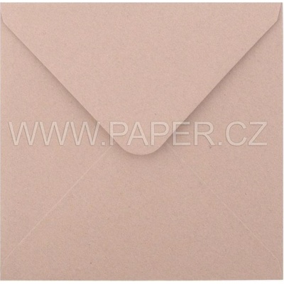 Obálka 120g 160x160 Přírodní světle béžová