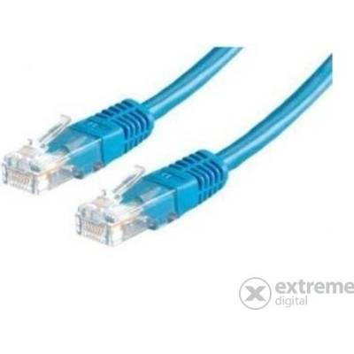 Roline 21.15.0524 Patch, UTP, cat5e, 0,5m, modrý