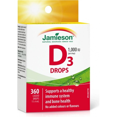 Jamieson Vitamín D3 1000 IU 11,4 ml