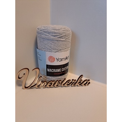 YarnArt Macrame Cotton 756 sivá 2mm