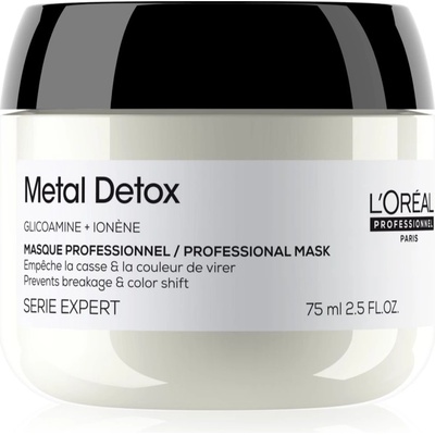 L'Oréal Serie Expert Metal Detox дълбоко подхранваща маска за боядисана и увредена коса 75ml