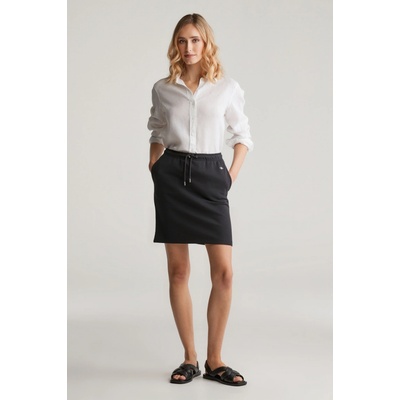 Gant Reg Shield Skirt tepláková sukňa black