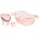 BabyJem Бебешки комплект за баня BabyJem - 5 части, Soft Pink (439)