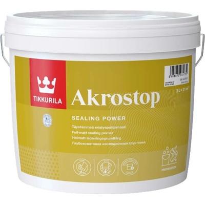 TIKKURILA DECO AKROSTOP Těsnící základní nátěr 3 L