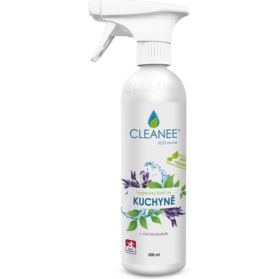 CLEANEE ECO hygienický čistič na KUCHYNĚ LEVANDULE 500 ml