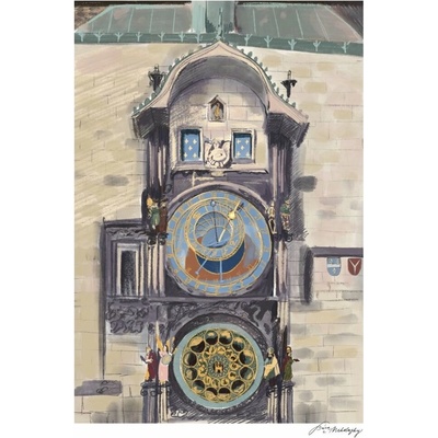 Be Nice EKO plakát Prague secrets Pražský orloj A4