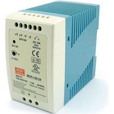 Mean Well MDR-100-24 Průmyslový napájecí zdroj 24V 100W na DIN lištu
