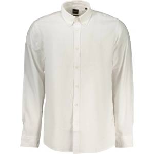 HUGO BOSS Мъжка риза с дълъг ръкав boss, Размер 2xl, Цвят Бяло (50519707rickertm_bi100)
