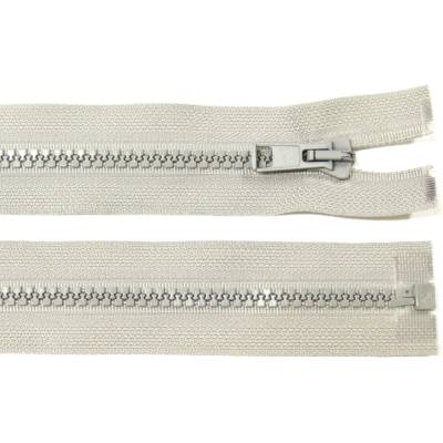 Kostěný zip no.5 rozepínací 70cm bundový color: 709 holubí šedá