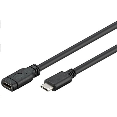 PREMIUMCORD USB-C predlžovací kábel (USB 3.1 generation 1), C/M - C/F, 1m