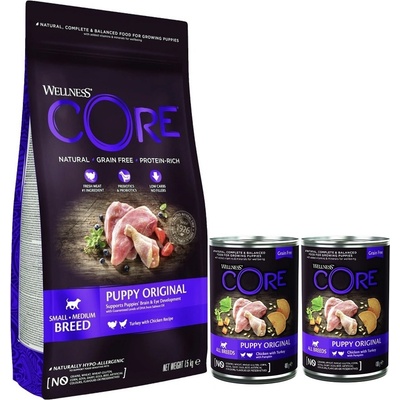 Wellness core Puppy 1,5 kg