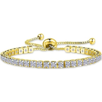 Elanis Jewel Pozlacený náramek Madison Gold s krystaly Swarovski EJ00690