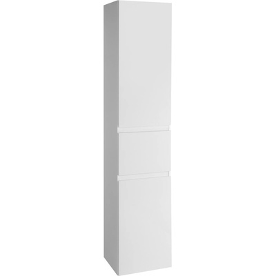 Aqualine ALTAIR vysoká skrinka s košom 40x184x31cm, biela