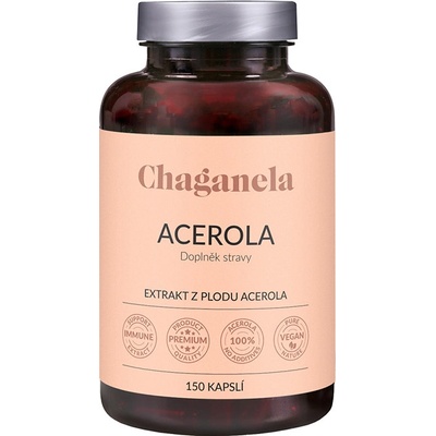 Chaganela Acerola přírodní vitamín C 150 kapslí