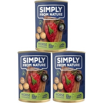 Simply From Nature Konské mäso so zemiakmi 3 x 400 g