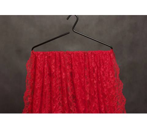Krajka elastická nylon - Červená