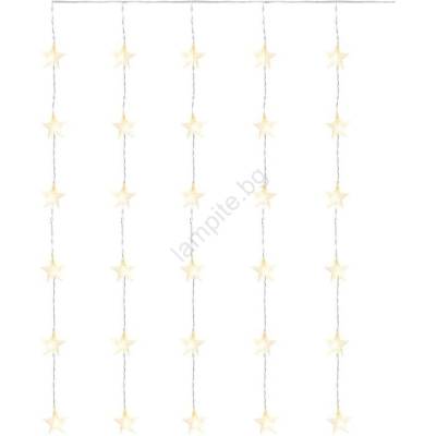 EMOS LED външен гирлянд 30xLED/3, 9m IP44 звезди (EMS766)