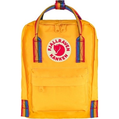 Fjällräven Kånken Rainbow Mini warm yellow rainbow pattern 7 l