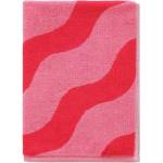 Jotex Червена/розова памучна кърпа 50x70 cm Waves - Jotex (2137846-07-136)