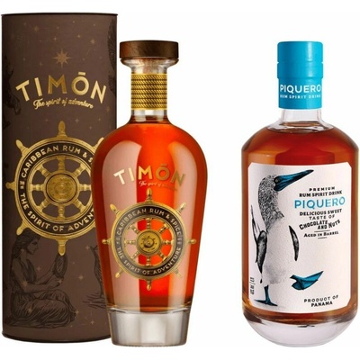Timon The Spirit Of Adventure 40% 0,7 l a Piquero 40% 0,7 l (set)