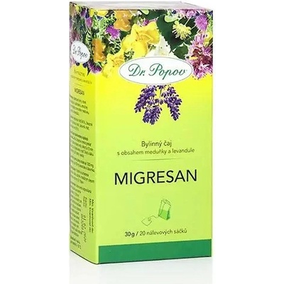 Dr.Popov Migresan porcovaný čaj 30 g