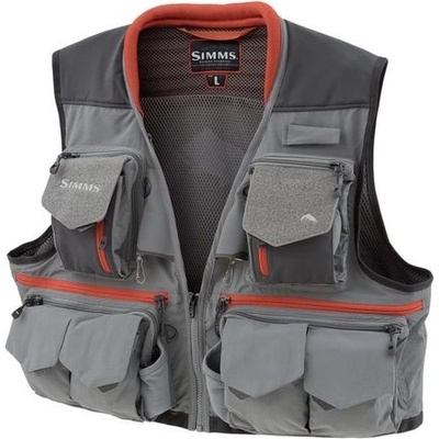 Simms Muškařská Vesta Guide Vest Steel Šedá – Zboží Dáma