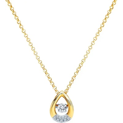 SAVICKI Колие с капка Savicki: злато, диаманти