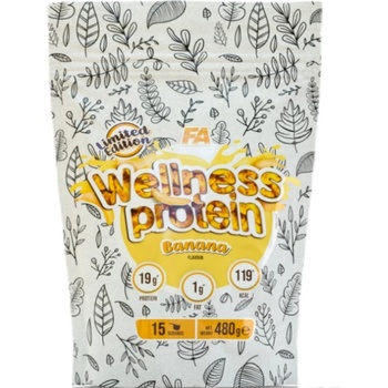 Fitness Authority Wellness Protein | with 100% Whey Protein Concentrate [480 грама] Банан