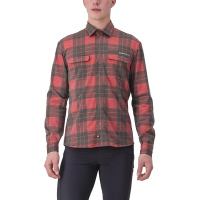 Castelli Unlimited Flannel Pompeian-Red-Black