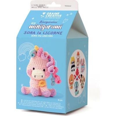GRAINE CREATIVE Graine creative Комплект за плетене на една кука Еднорог (420334)