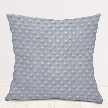 Biante Minky 3D bodky MKP-050 Striebornosivá 35 x 45 cm