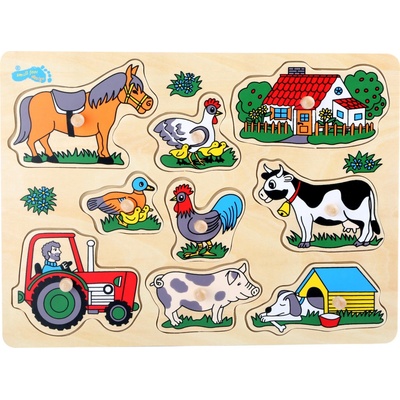 Small Foot Skladacie puzzle Farma